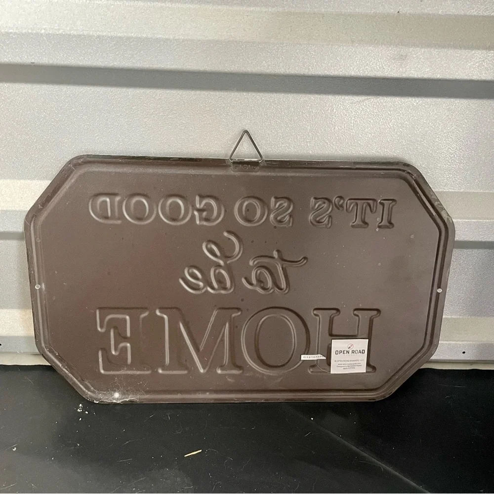 NEW It’s So Good To Be Home Metal Sign